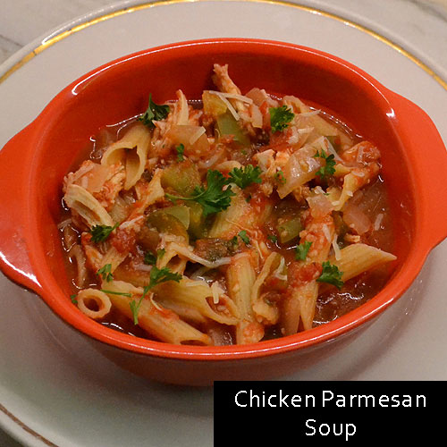 Chicken Parmesan Soup - Crock Pot (Slow Cooker)