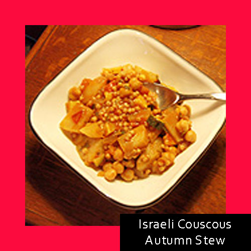 Israeli Couscous Autumn Stew
