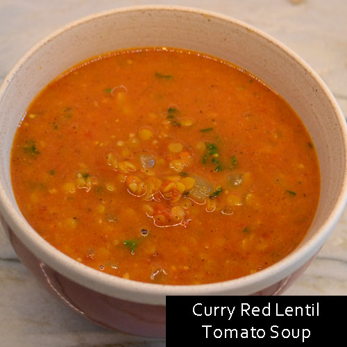 Curry Red Lentil Tomato Soup
