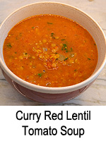 Curry Red Lentil Tomato Soup