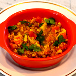 Lentil, Quinoa and Cauliflower Tomato Soup