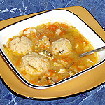 Matzo Ball and Chicken Soup