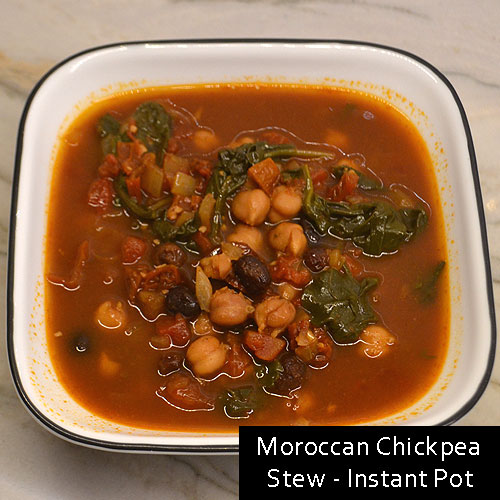 Moroccan Chickpea Stew - Instant Pot