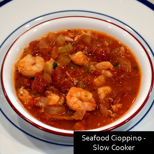Seafood Cioppino - Slow Cooker