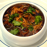 Spicy Noodle Soup with Mushrooms