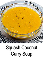 Squash Coconut Curry Soup