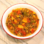 Vegetable Wild Rice Soup - Slow Cooker