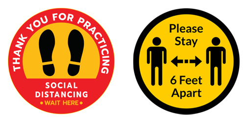 Social Distancing Markers