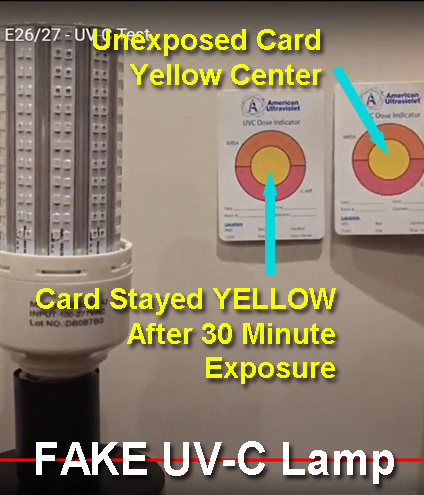 FAKE UV-C Lamp