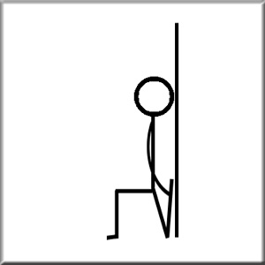 Wall Thigh Stretch