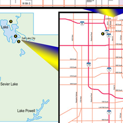 Salt Lake Map