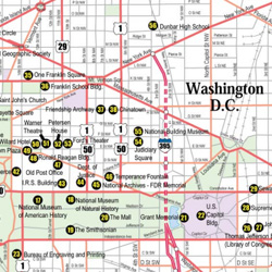 Washington, D.C. Map