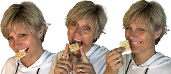 Try the cracker test!