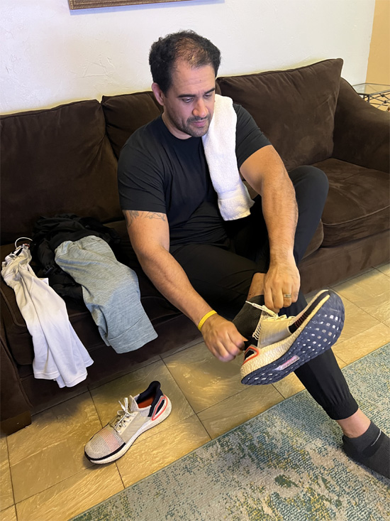 No excuses when the gym clothes are waiting.