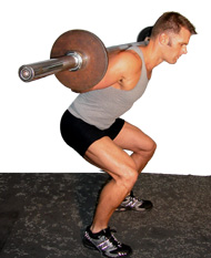Barbell Squat Middle Position