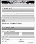 Fitness Contract Black and White Version