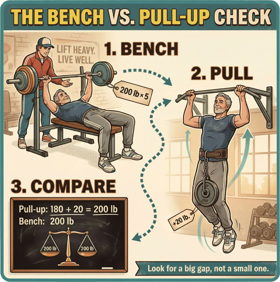 The Bench VS. Pull-Up Check