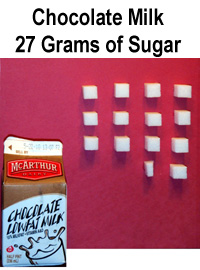 Chocolate Milk - 27 Grams of Sugar