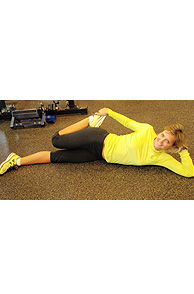 Side Lying Quad Stretch