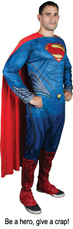 Be a hero by giving a crap!