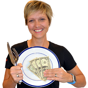 Fill this plate with healthy food, cheap.