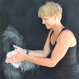 Chalking up can be messy...