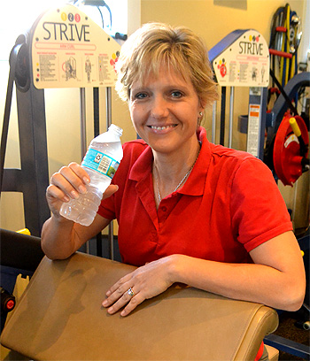 What causes weight gain on a new workout program?