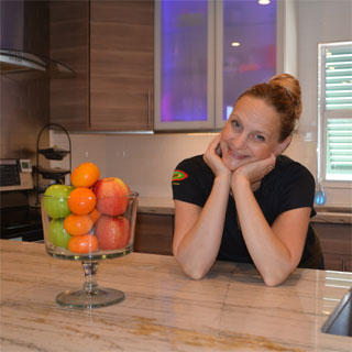 Keep healthy foods in view.