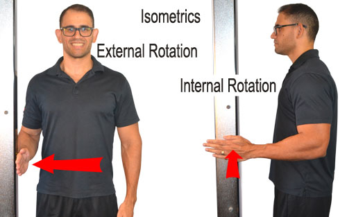 Isometrics - External and Internal Rotation
