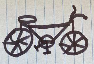 How well can you draw a bicycle from memory?