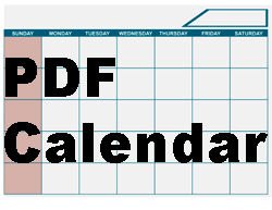 PDF Calendar