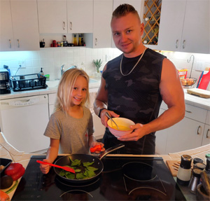 Get everyone involved in cooking special dinners.