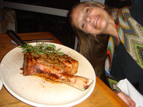 You should probably avoid meals that are bigger than your head.