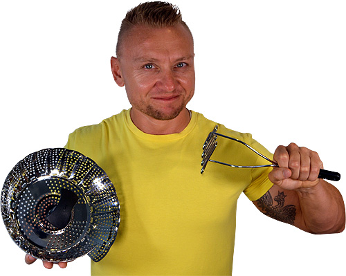 Try cooking with a new kitchen gadget.