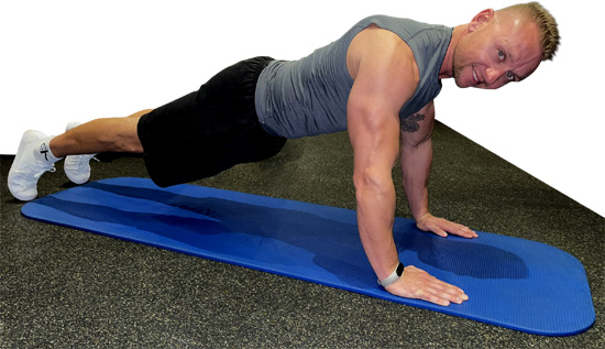 Start with upper body exercises. 