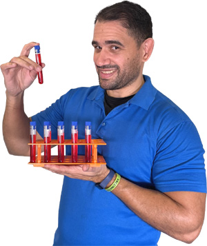 Exercise can change blood test results.