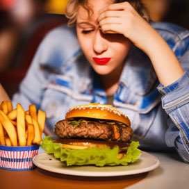 Every time you eat an unhealthy meal, you give up the opportunity for something healthy. 